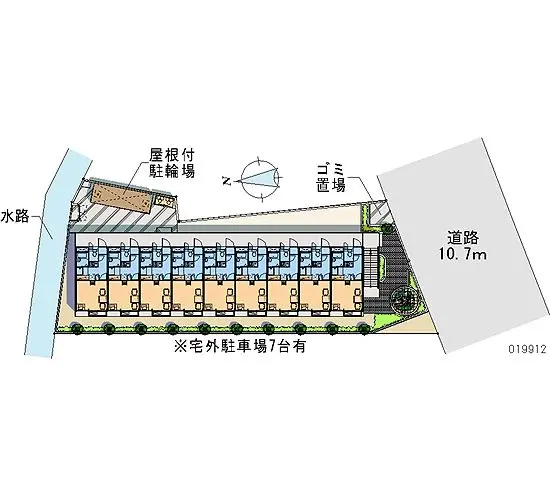 ★手数料０円★北葛飾郡松伏町松伏 月極駐車場